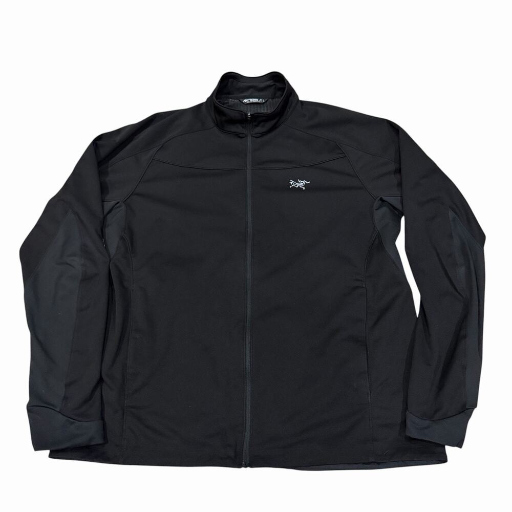 Arc’teryx Trino Gore Windstopper Softshell Full Zip Jacket Men’s XXL Black 12751